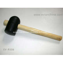 Rubber Hammer With Wooden Handle (EV-R506)